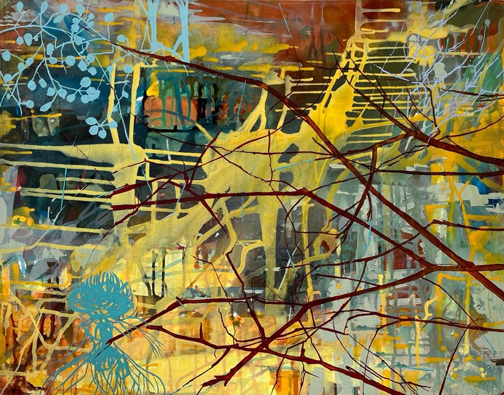 110 x 140 cm _ Ana Durães _ S título _ 2022 _ Téc mista s tela