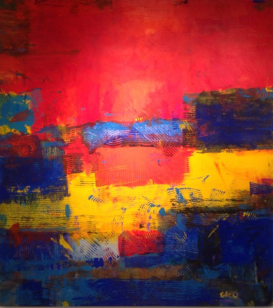 150 x 135 cm _ Elso Arruda _ 5 noivas sem imagem _ 2010 _ Óleo s linho