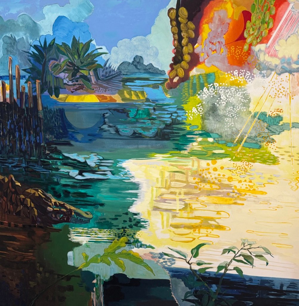 2 -Cópia de Alberto Saraiva, Técnica mista sobre tela, 200 x 200 cm (1)