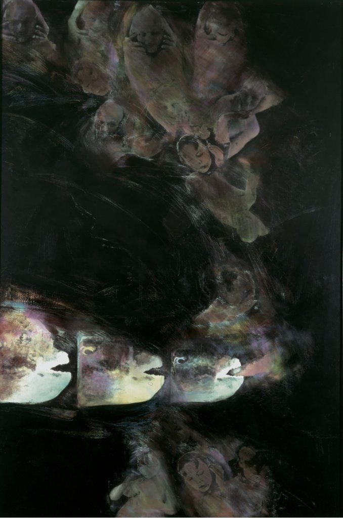 231 X 127 cm _ Josely Carvalho_Peixe Morre pela Boca_1985 _ Serigrafia e AST