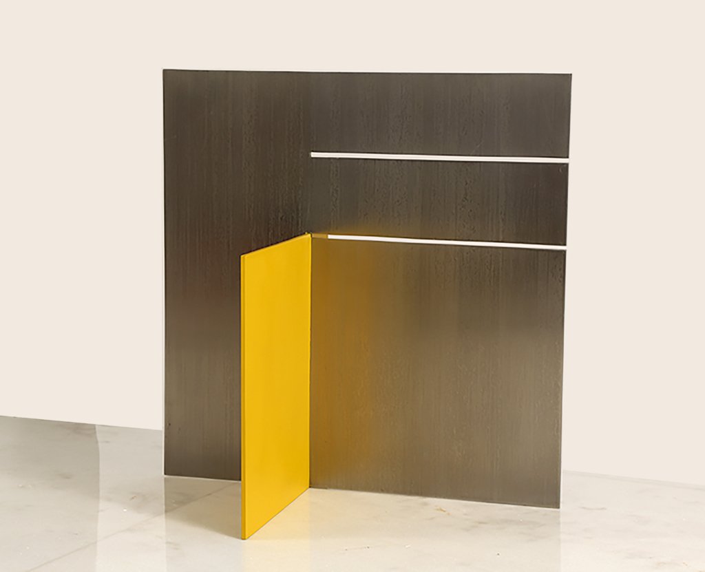 ACO- 60 x 60 x 40cm aço, inox e pintura automotiva