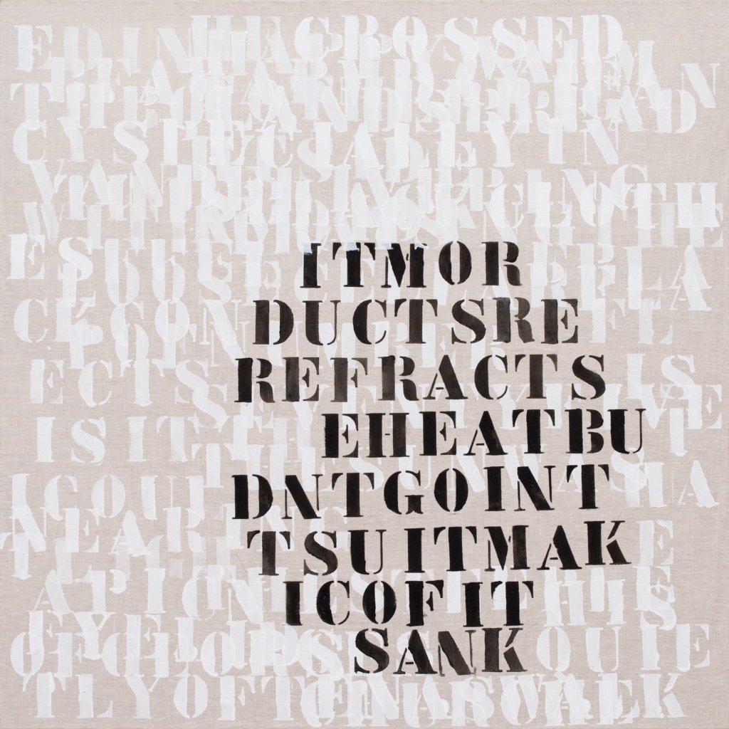 SerM TITULO, 2023 Série Circulos ErráticosJames Joyce Acrílica sobre linho 100 x 100 x 5 cm