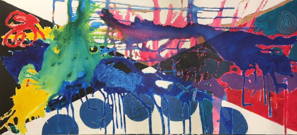 110 x 240 cm A pintura e sua própria tempestade, 2024