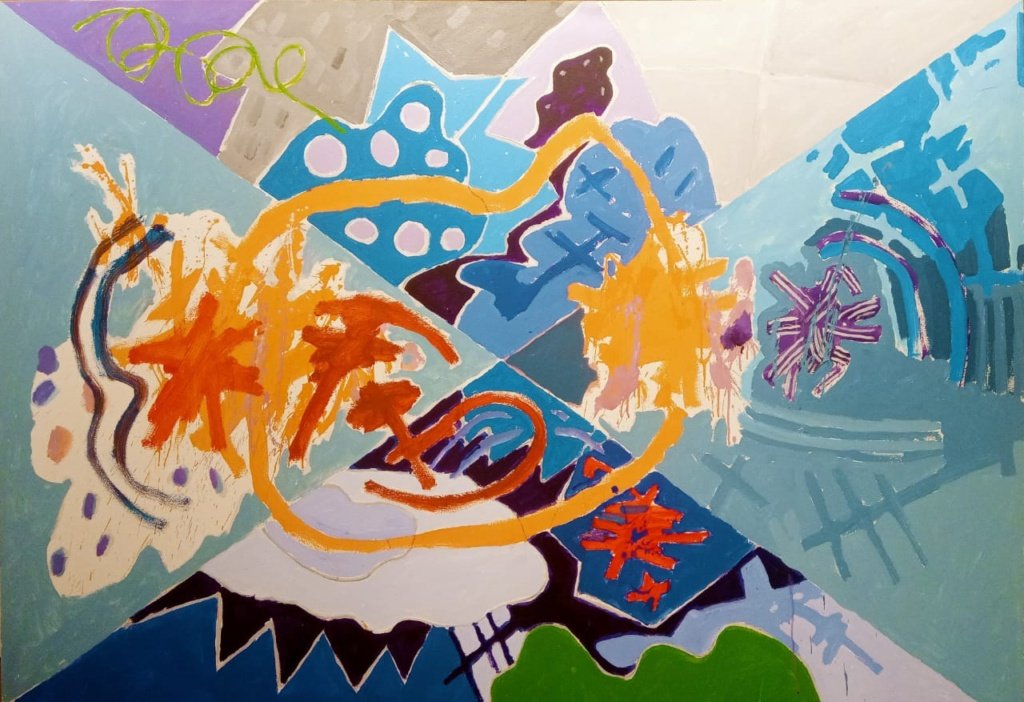 140 x 200 cm _ Luiz Aquila _ A pintura e sua política _ 2022 _ AST