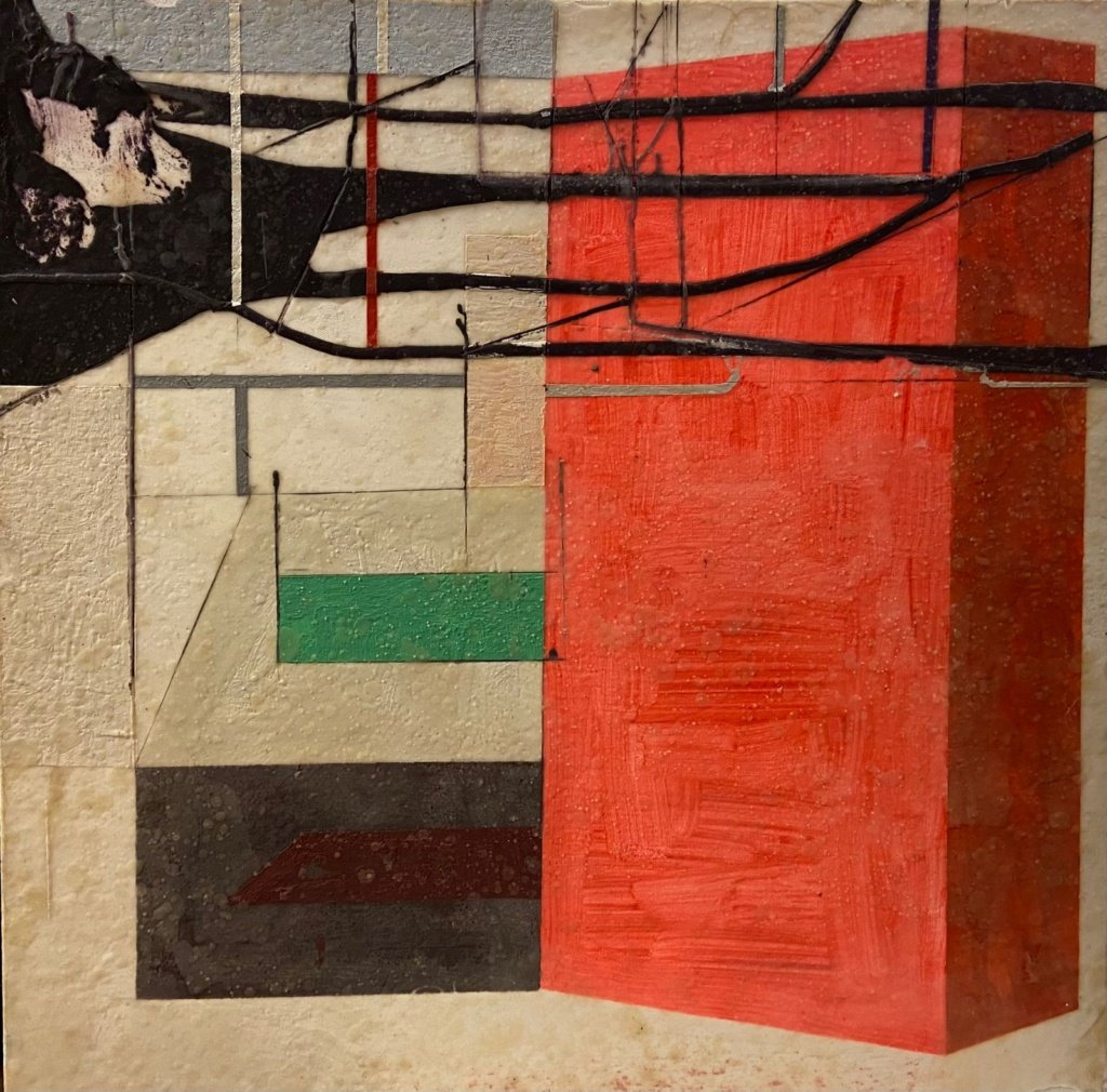 Sem Título, 2017. 62 x 62 cm. Técnica mista sobre tela