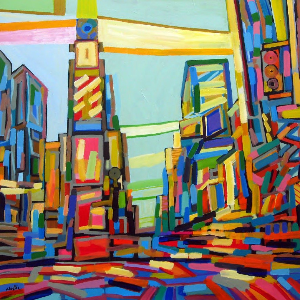 100 x 100 cm. J. Victtor. NY, 2009. Acrílica sobre tela