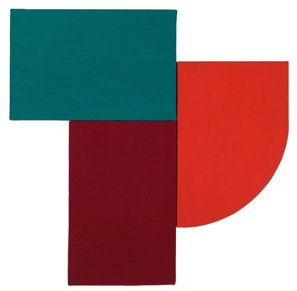 50 x 51 cm. Paiva Brasil. Tangentes n. 13, 2021. Acrílica sobre tela