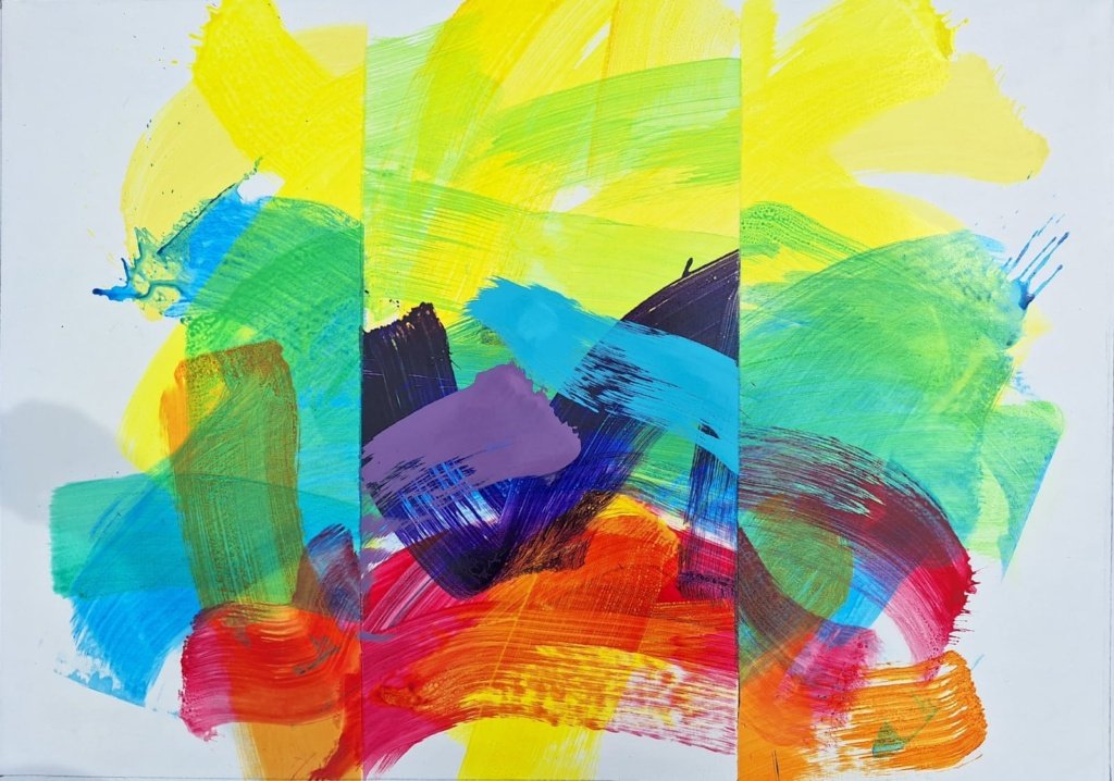 75 x 110 cm. Adriano Mangiavacchi. 2025. Acrílica sobre tela