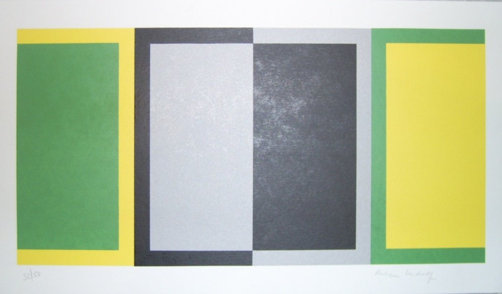 30 x 50 cm. Rubem Ludolf. Gravura sobre papel