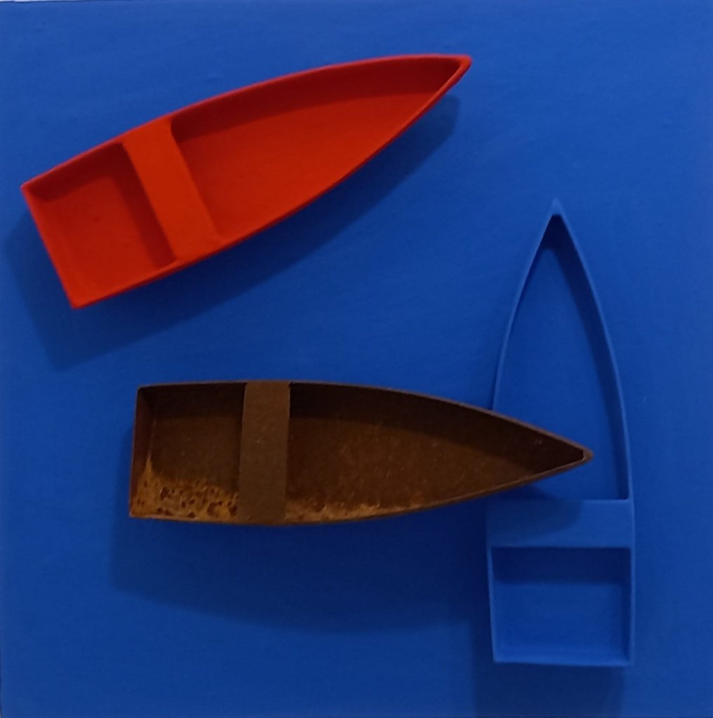 34 x 34 cm. Jayme Reis. 2022. Objeto em metal II