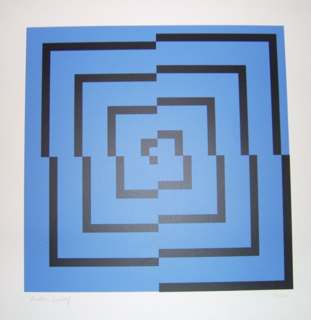 50 x 50 cm. Rubem Ludolf. Gravura sobre papel