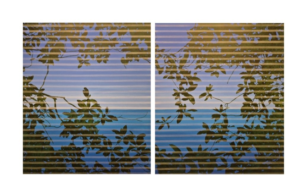 140 x 240 cm (díptico). Claudia Castro Barbosa