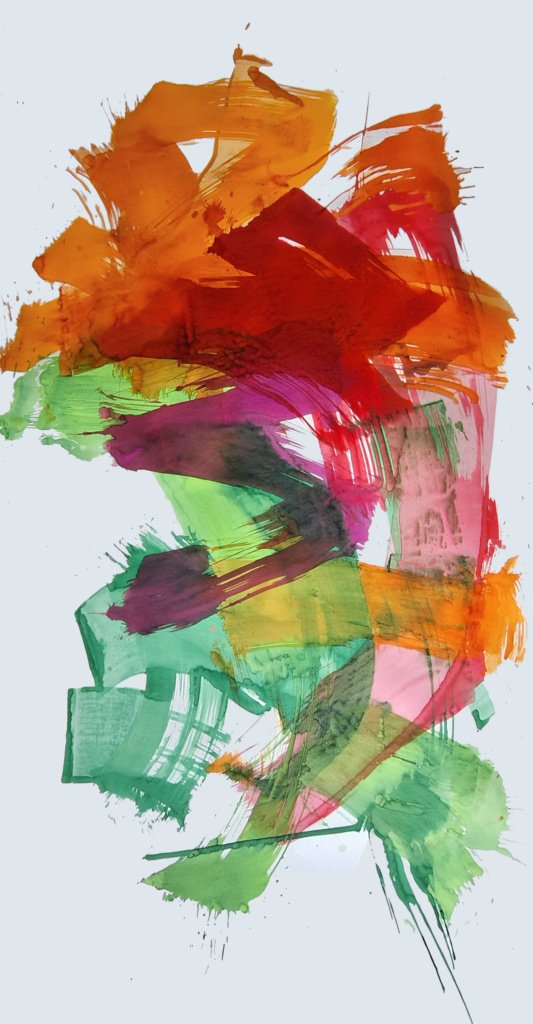 180 x 90 cm. Adriano Mangiavacchi. 203, 2025. Aquarela