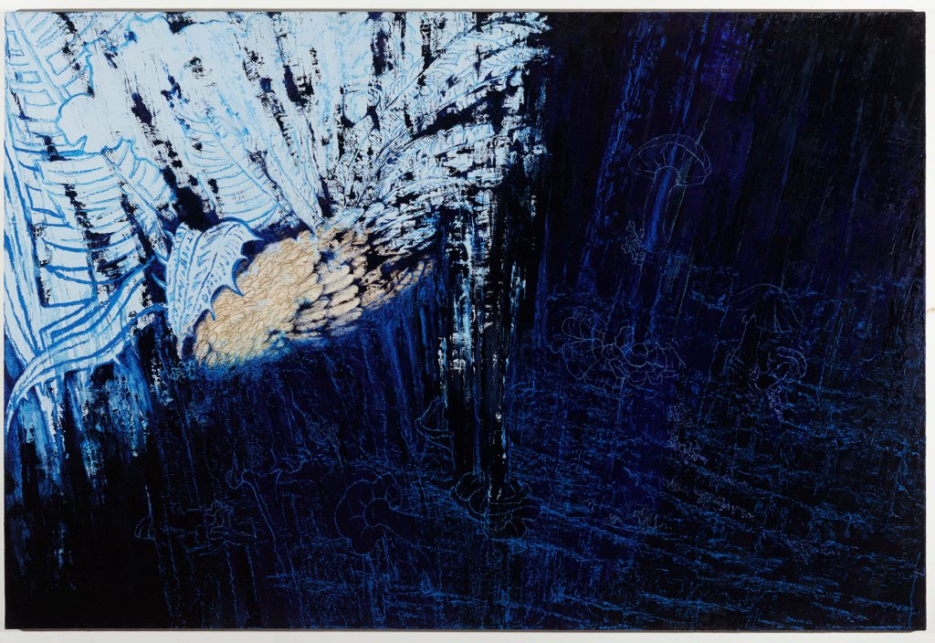 130 x 190 cm. Sergio Allevato. Sem titulo, Série Colapso, 2026, óleo sobre tela. Foto por Jaime Acioli